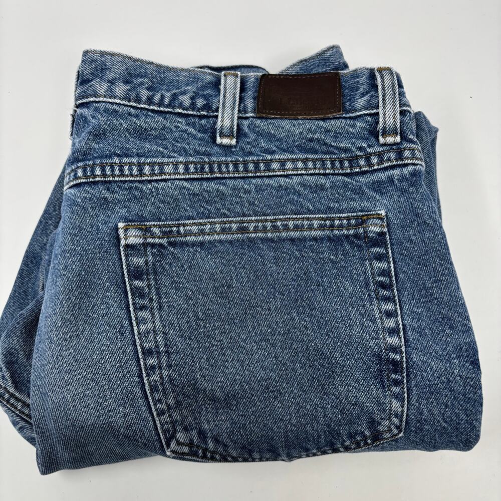 L.L. Bean 38x32 Blue Medium Wash Fleeced Lined Natural Fit Jeans